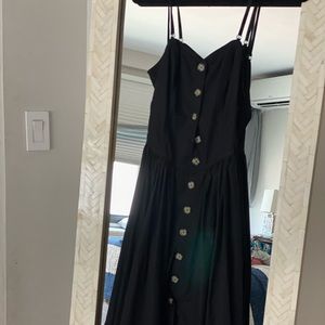 Long black Free People dress